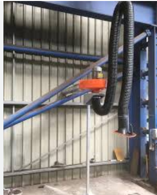 What is a welding fume extraction arm?